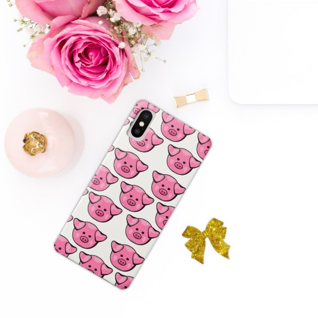 Cute Pink Pigs Case-Mate iPhone Case (Creator Uploaded)