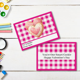 Cute Pink Pink Mini Classroom Valentine's Day Card