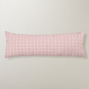 Cute Pink Polka Dot Ink Drop Body Pillow