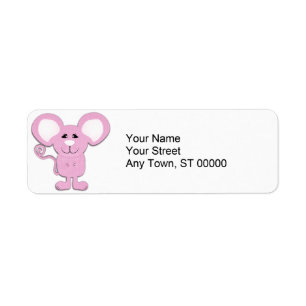 cute pink polka dot mousey mouse