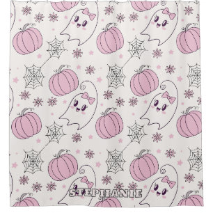 Cute Pink Pumpkin Halloween Pattern