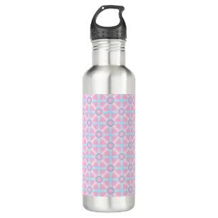 Cute Pink, Purple & Light Blue Pattern 710 Ml Water Bottle