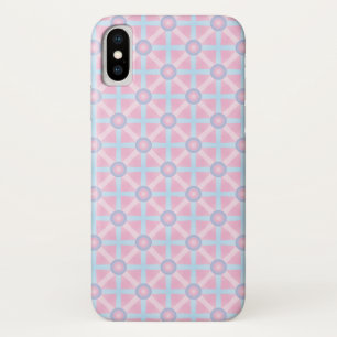 Cute Pink, Purple & Light Blue Pattern Case-Mate iPhone Case