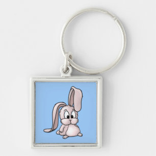 Cute Pink Rabbit Cartoon Keychain