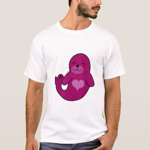 Cute Pink Seal T-Shirt
