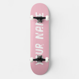 Cute Pink Skateboard