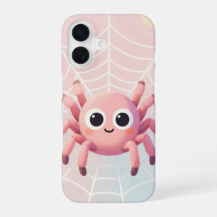 Cute Pink Spider Web Phone Case