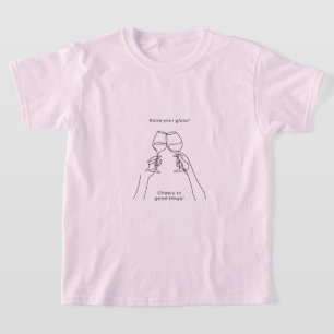 Cute Pink T-Shirt   Girly Aesthetic Shirt
