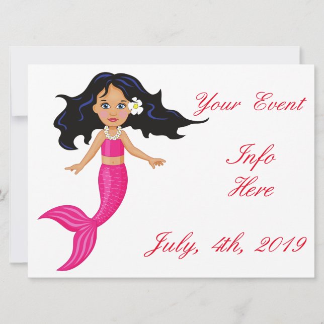 Cute Pink-tailed Mermaid Thunder_Cove (Front)