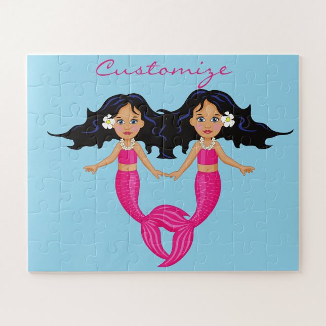 Cute Pink-tailed Mermaid Thunder_Cove Jigsaw Puzzle (Horizontal)