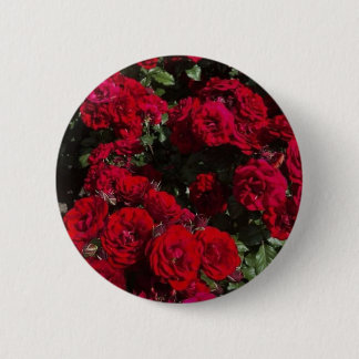 Cute pink tulip brooch 2 inch round button