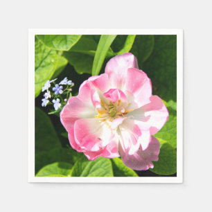 Cute pink tulip napkin