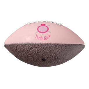 Cute Pink Turtle Babe Football