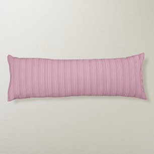 Cute Pink Vertical Stripes Pattern Body Pillow