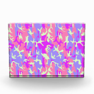Cute pinky digital camouflage pattern photo block