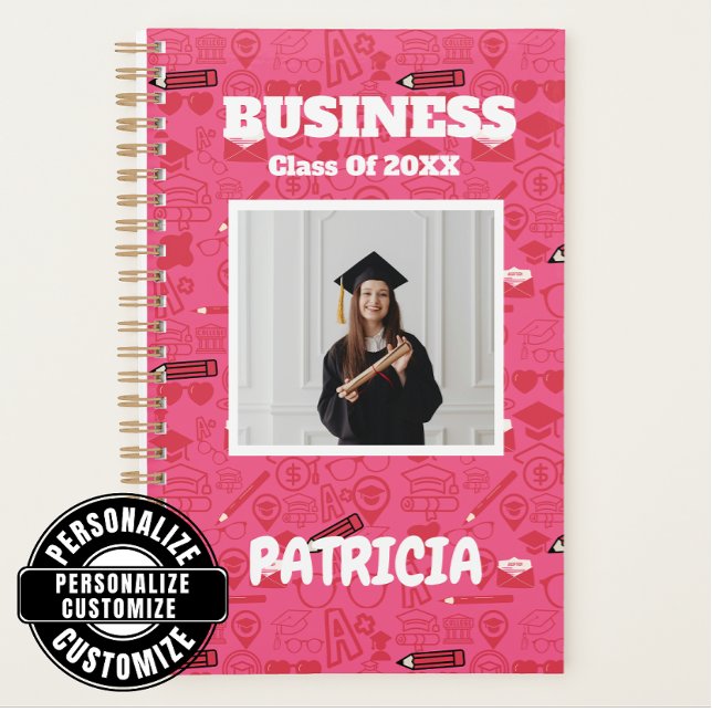 Cute Pinky Girly College Student Custom Academic  Planner (Creator Uploaded)