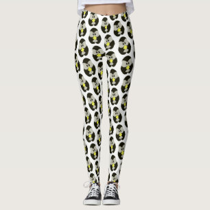 cute pinpu pengu penguin pattern for leggings