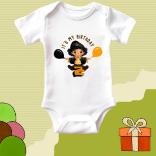 Cute pirate  baby bodysuit