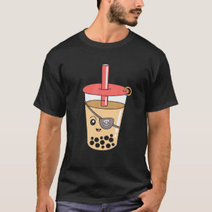 Cute Pirate Boba Tea Ahoy Matey T-Shirt
