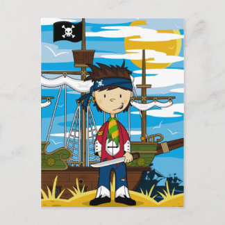 Cute Pirate Crewman Postcard