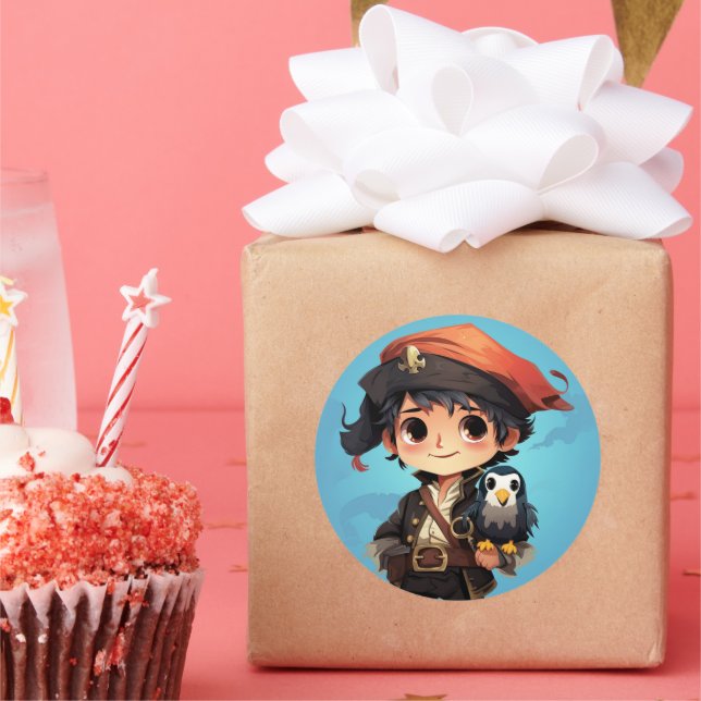 Cute pirate sticker (Party)