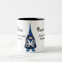 Cute Pisces Gnome Zodiac Sign