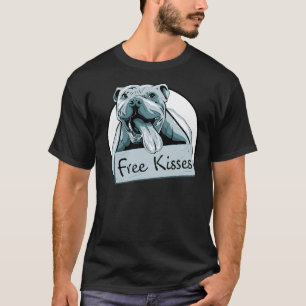 Cute Pit Bull Free Kisses Relaxed Fit T-Shirt