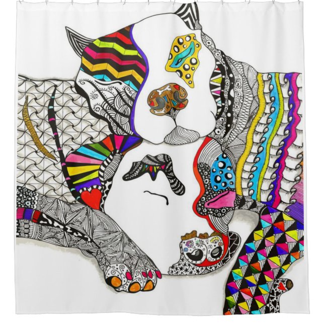 Cute Pit Bull Love You (Front)