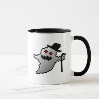 Cute pixel ghost mug