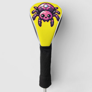 Cute Pixel Spider Golf Head Cover