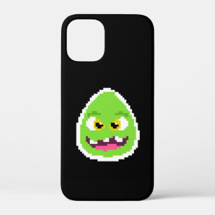 Cute pixeled egg monster iPhone 12 mini case