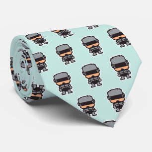 Cute pixeled robotCop  Tie