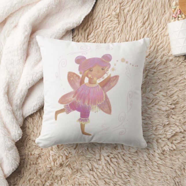  cute Pixy  Throw Pillow (Blanket)