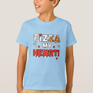 Cute Pizza My Heart Funny Foodie Pun for Pizza T-Shirt