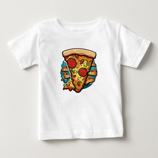 Cute Pizza Slice T-Shirt (Front)