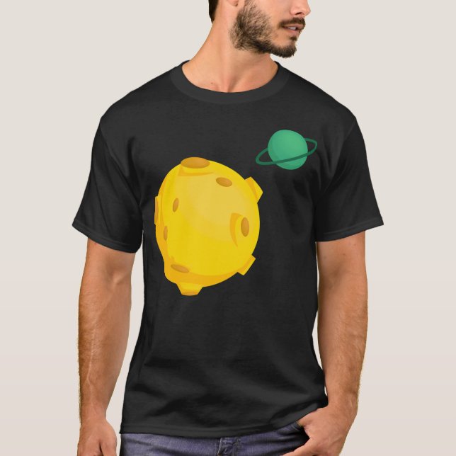 Cute Planet Art T-Shirt (Front)