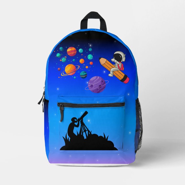 Cute Planet Backpack for Kids (Front)