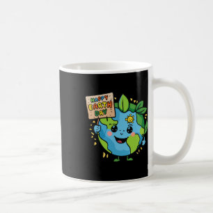 Cute Planet Earth Saying Happy Earth Day 3  Coffee Mug
