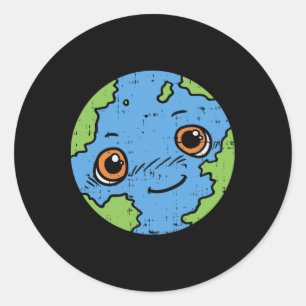 Cute Planet Earth Shirt April 22nd Day Pro Environ Classic Round Sticker