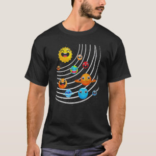 Cute Planets Astronomer Science Space Travel Astro T-Shirt