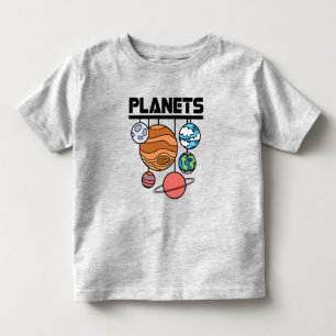Cute Planets Toddler T-shirt