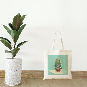 Cute plant aesthetic tote bag