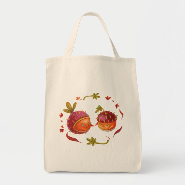 cute plants  tote bag (Front)