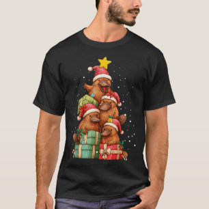 Cute Platypus Le Christmas Tree Xmas Hat  T-Shirt