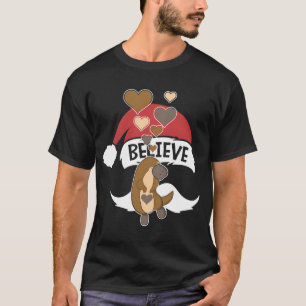 Cute Platypus With Hearts I Love Platypuses T-Shirt