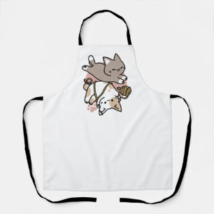 Cute Playful Cats Design – Fun Paws and Play Art Apron