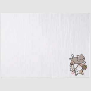 Cute Playful Cats Design – Fun Paws and Play Art Tissue Paper