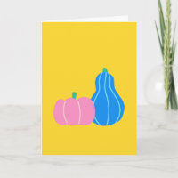Cute Playful Pumpkin and Gourd Art in Yellow