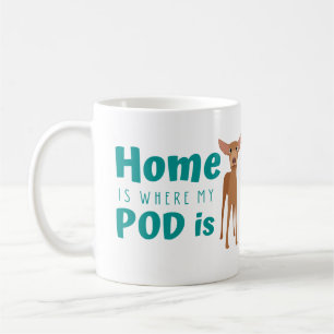 Cute Podenco Dog Cartoon Coffee Mug