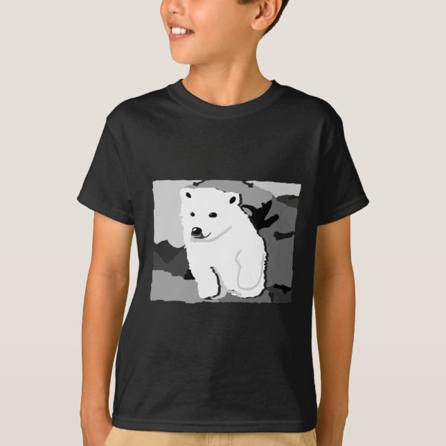 Cute Polar bear art gifts and accessories T-Shirt (Front)